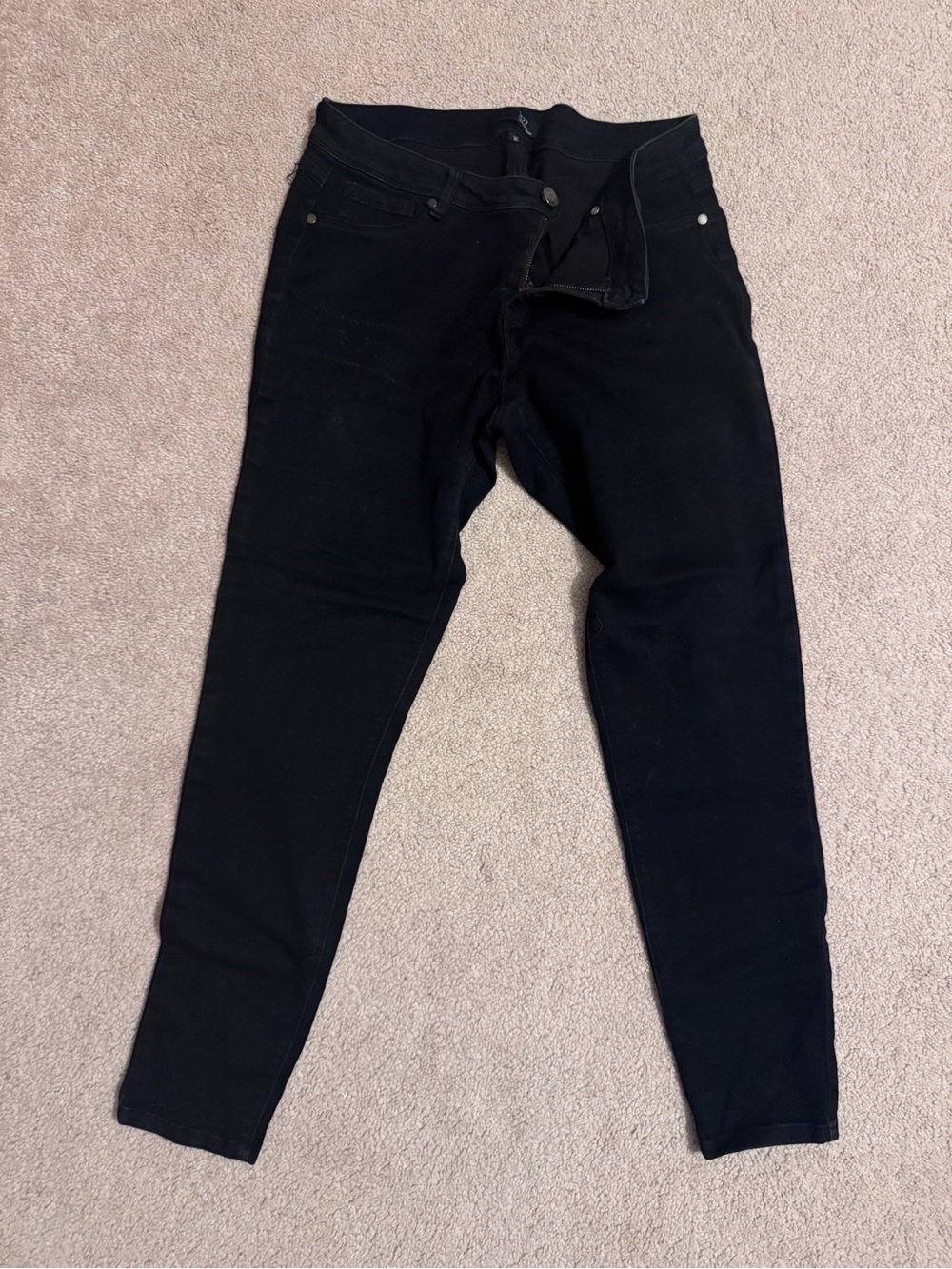 1822 Denim Black Women's Skinny Jeans